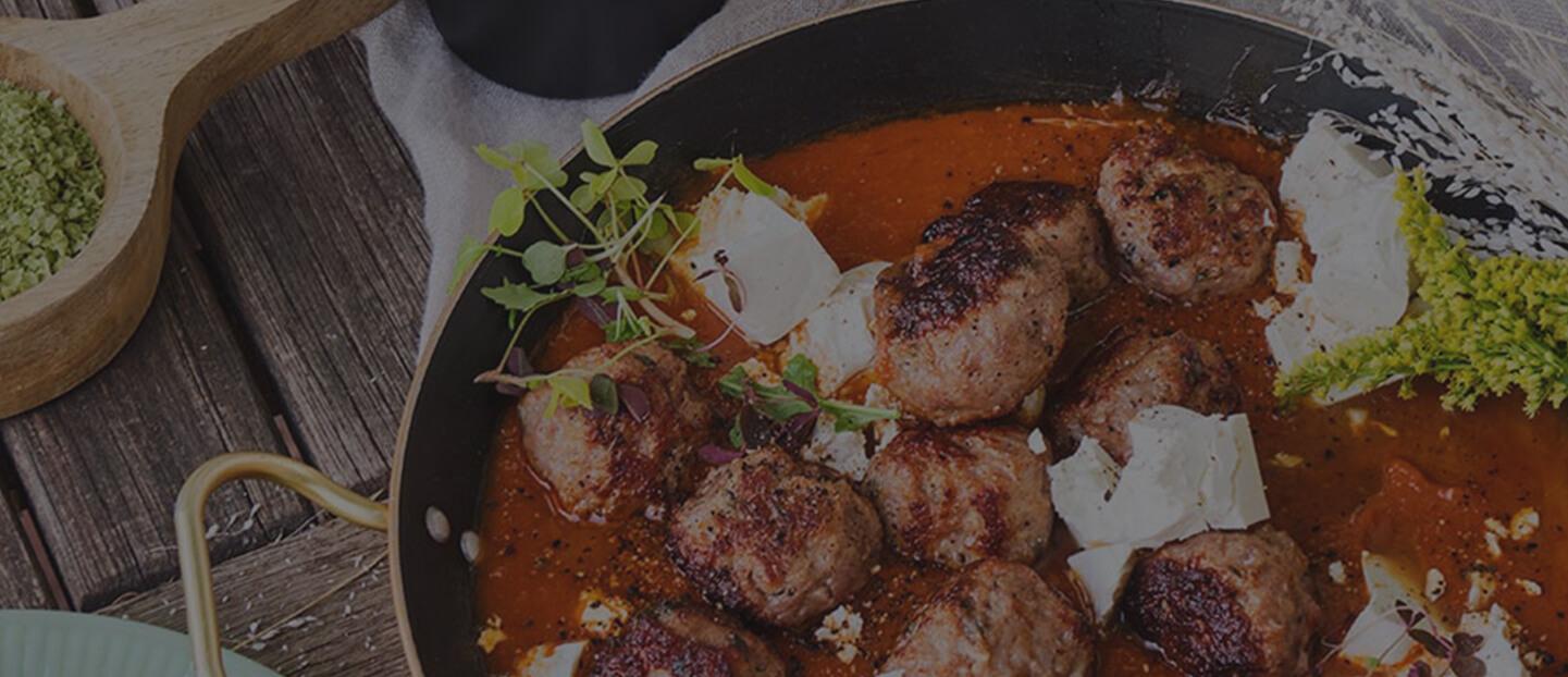 Pork Meatballs with Tomato Sauce